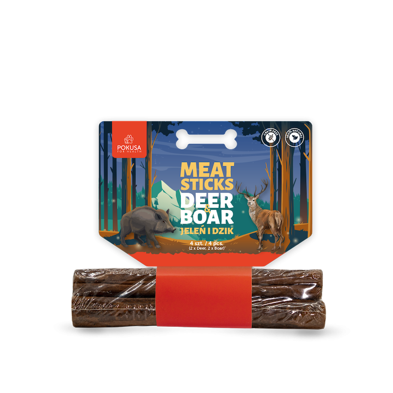 Feel The Wild - Meat Sticks - 2x Hirsch & 2x Wildschwein