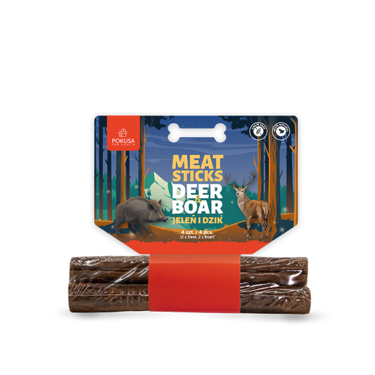Feel The Wild - Meat Sticks - 2x Hirsch & 2x Wildschwein
