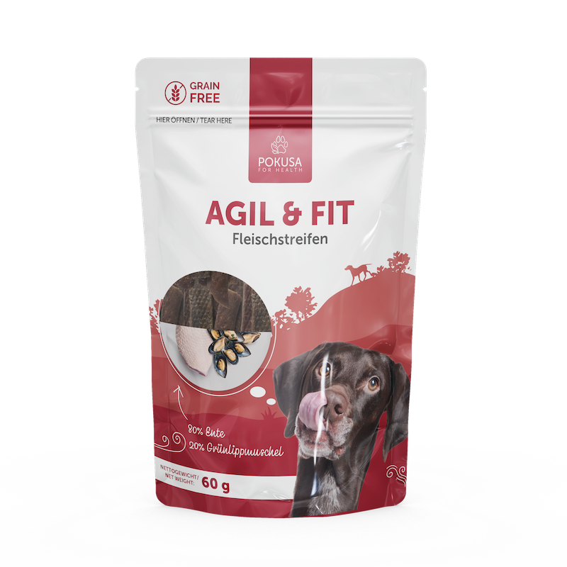 Natürlicher Snack - Agil&Fit - Ente mit Grünlippmuschel
